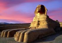Set de table egypte sphinx