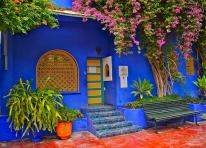 Set de table maroc marrakech jardin majorelle 1